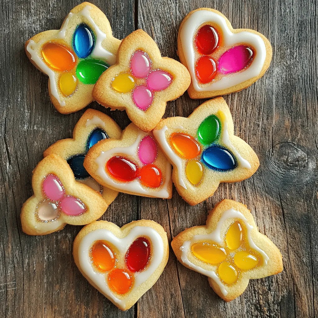 Stained Glass Sugar Cookies Delightful Holiday Treat