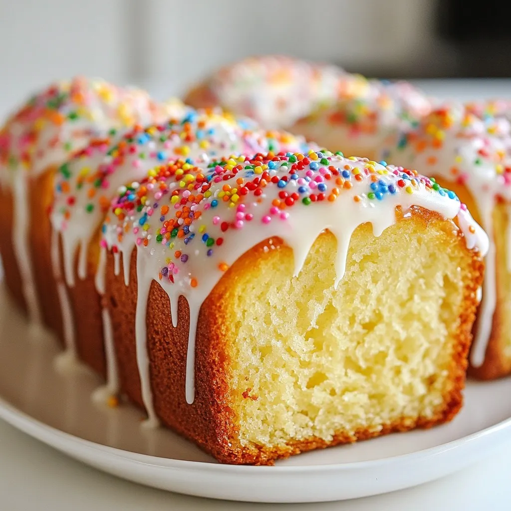 Christmas Sprinkle Vanilla Bread Festive and Flavorful
