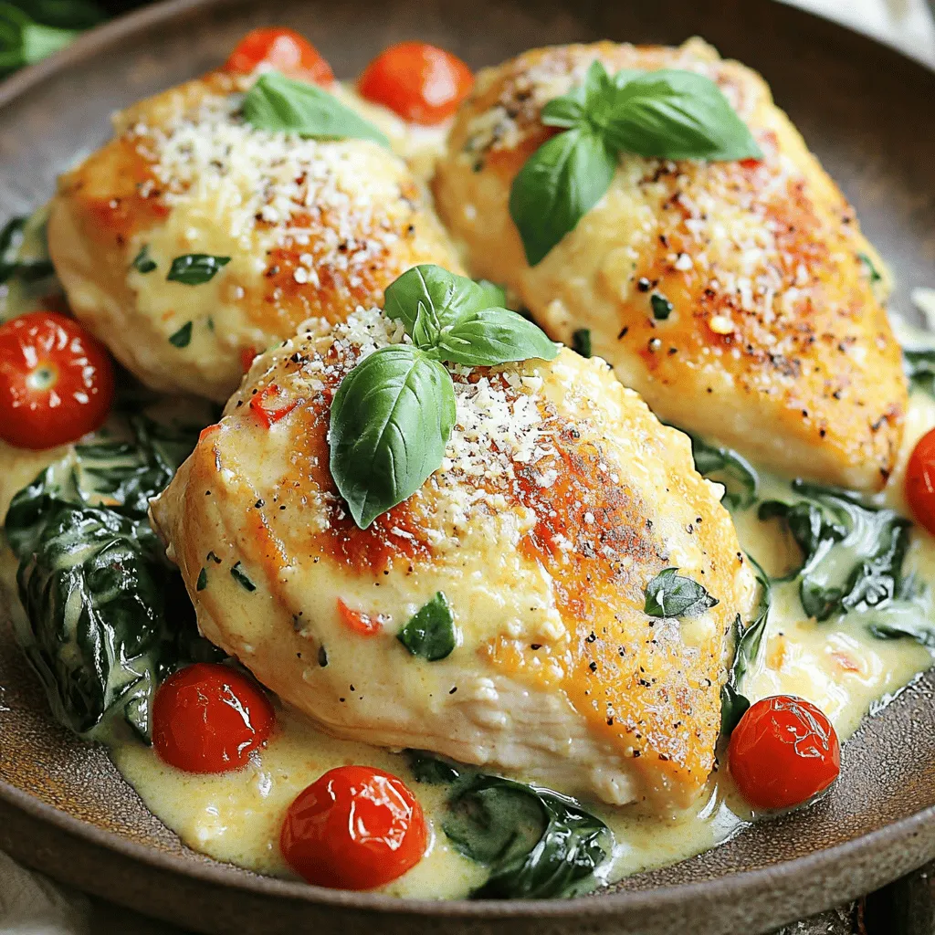 Creamy Garlic Tuscan Chicken Simple and Tasty Recipe