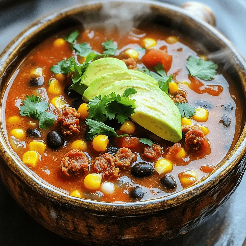 Spicy Chorizo Soup Flavorful and Simple Recipe