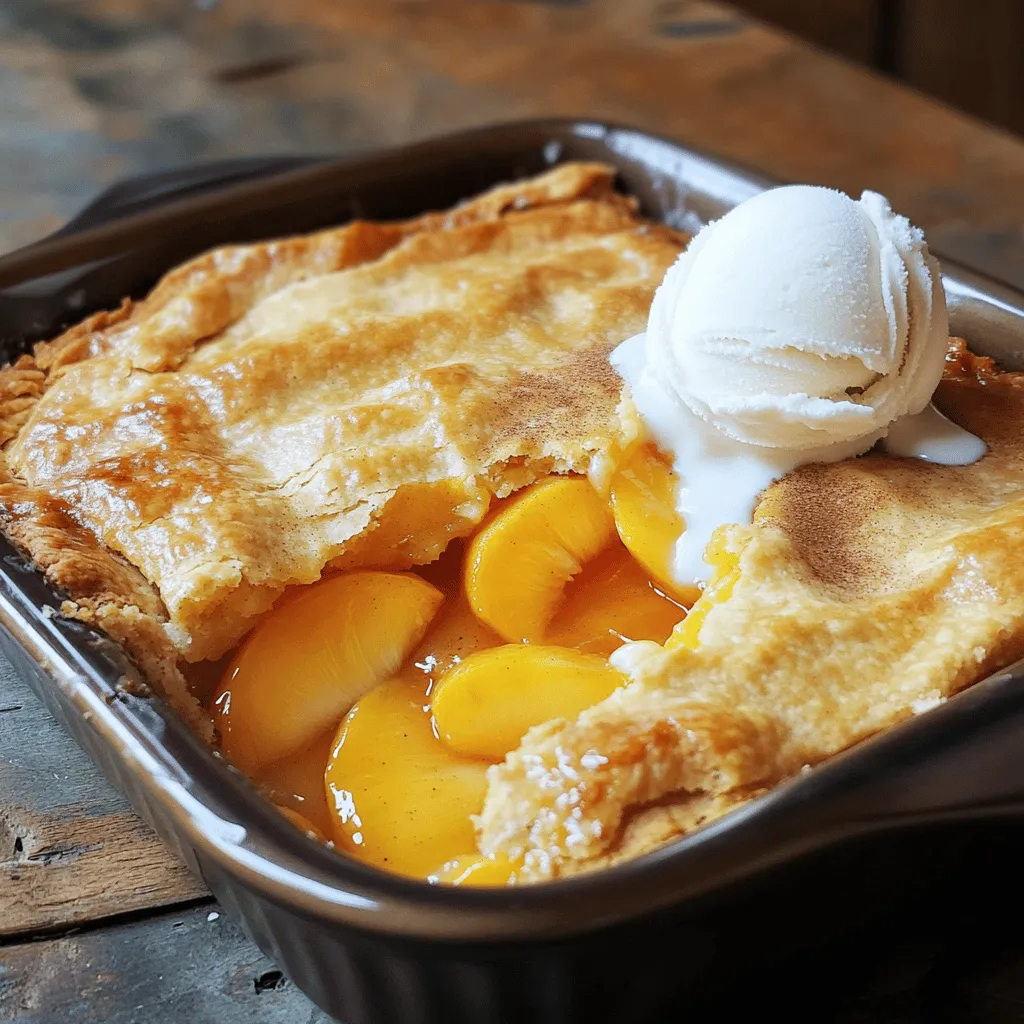 Southern Peach Cobbler Delightful and Easy Recipe