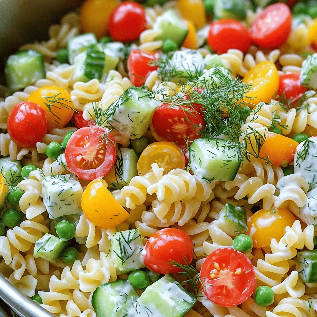 Creamy Pasta Salad Tasty and Refreshing Dish