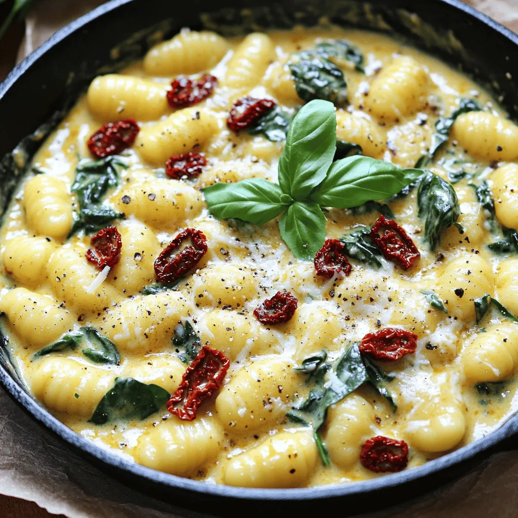 Creamy Sun-Dried Tomato Gnocchi Skillet Delight