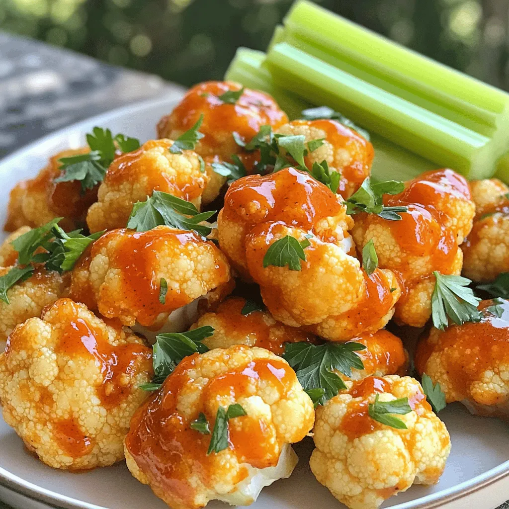 Air Fryer Buffalo Cauliflower Tasty and Spicy Delight