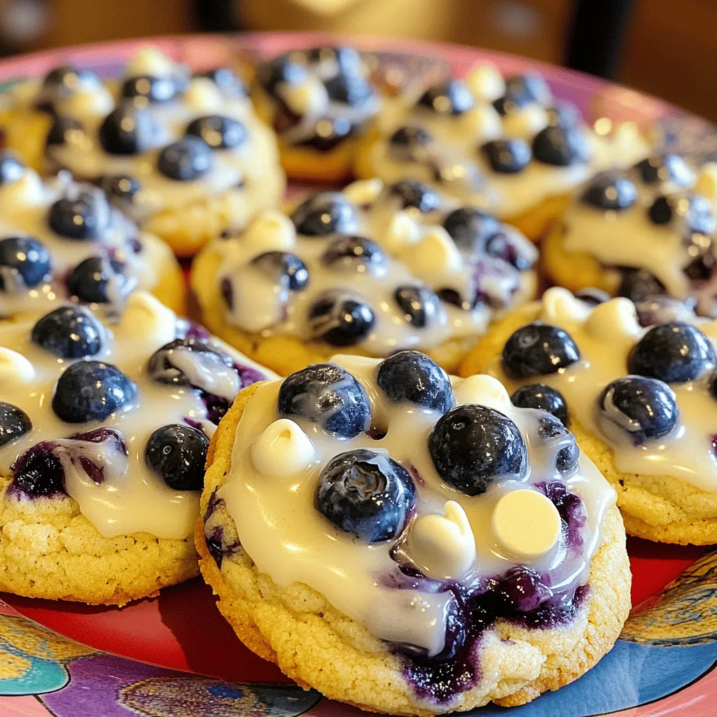Delicious Blueberry Cheesecake Cookies Easy Recipe
