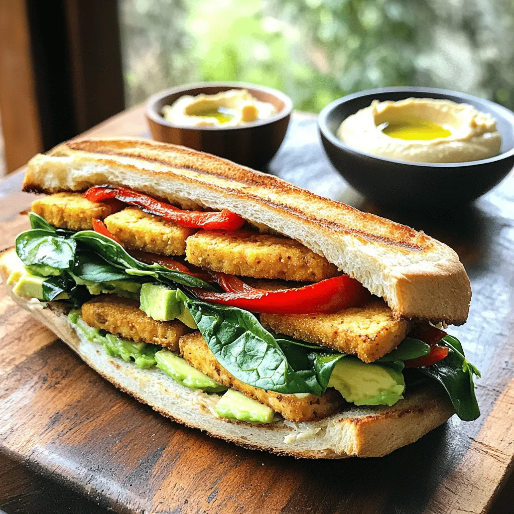Crispy Tofu Panini Flavorful and Satisfying Delight