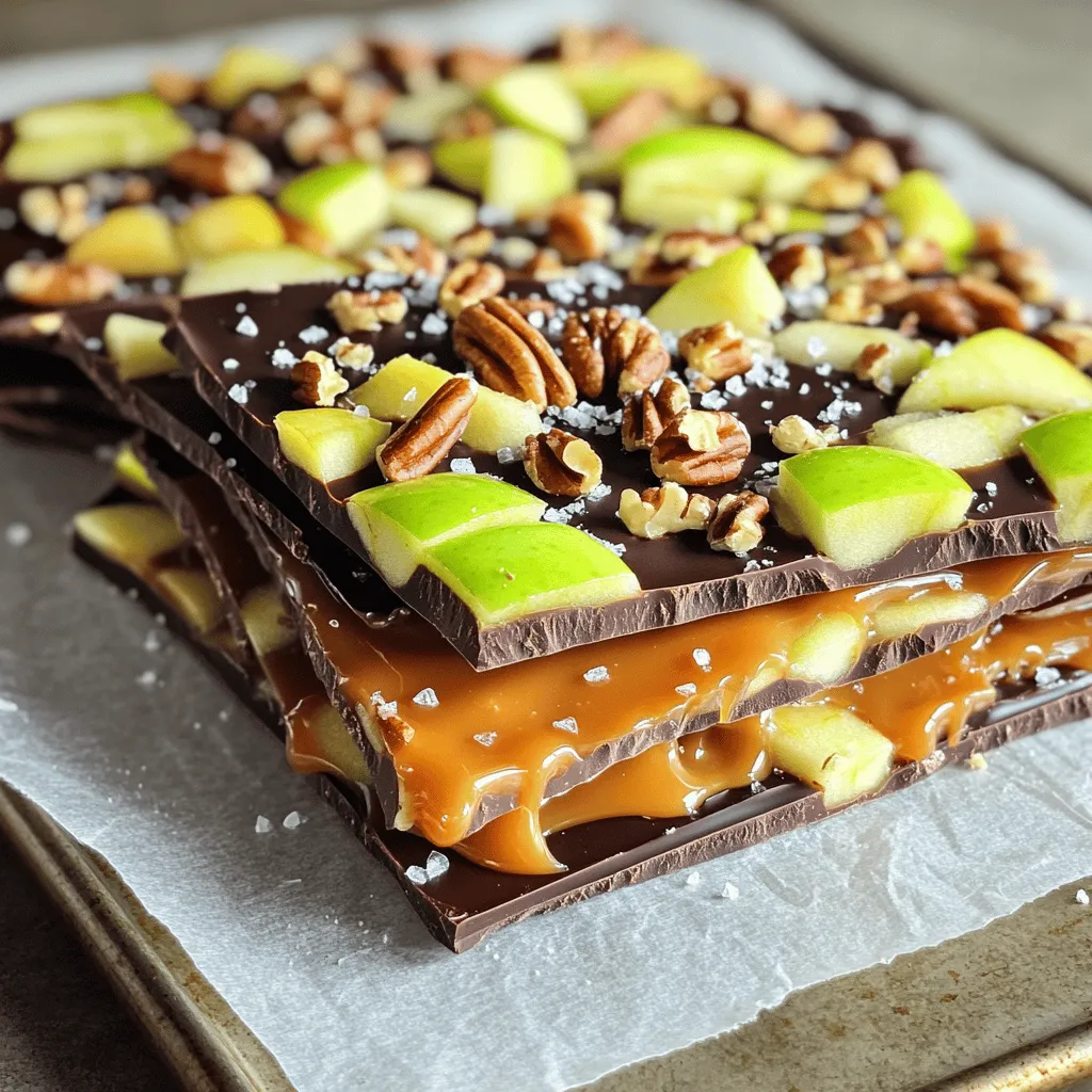 Easy Caramel Apple Bark Irresistible Fall Treat