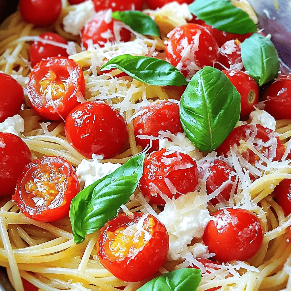 Roasted Tomato Ricotta Pasta Flavorful and Easy Meal