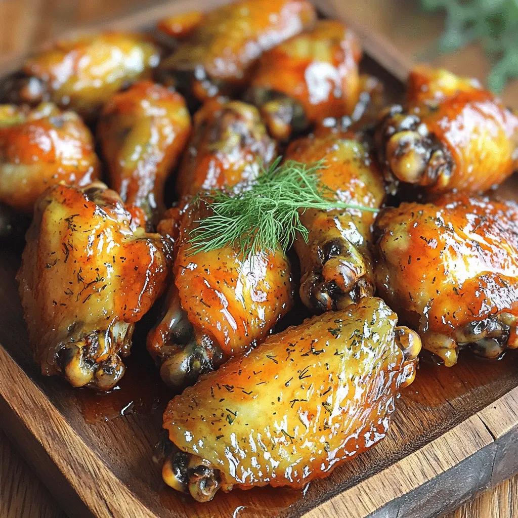 Pickle Juice Hot Honey Wings Savory and Flavorful Dish