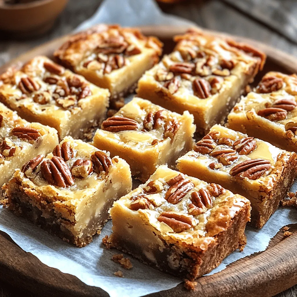 Brown Butter Maple Pecan Blondies Soft and Chewy Treat