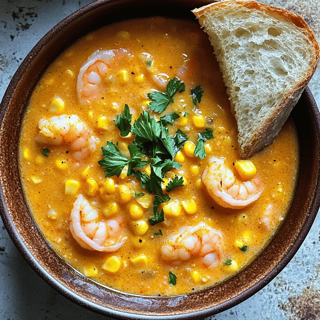 Minute Cajun Shrimp and Corn Chowder Delight Recipe