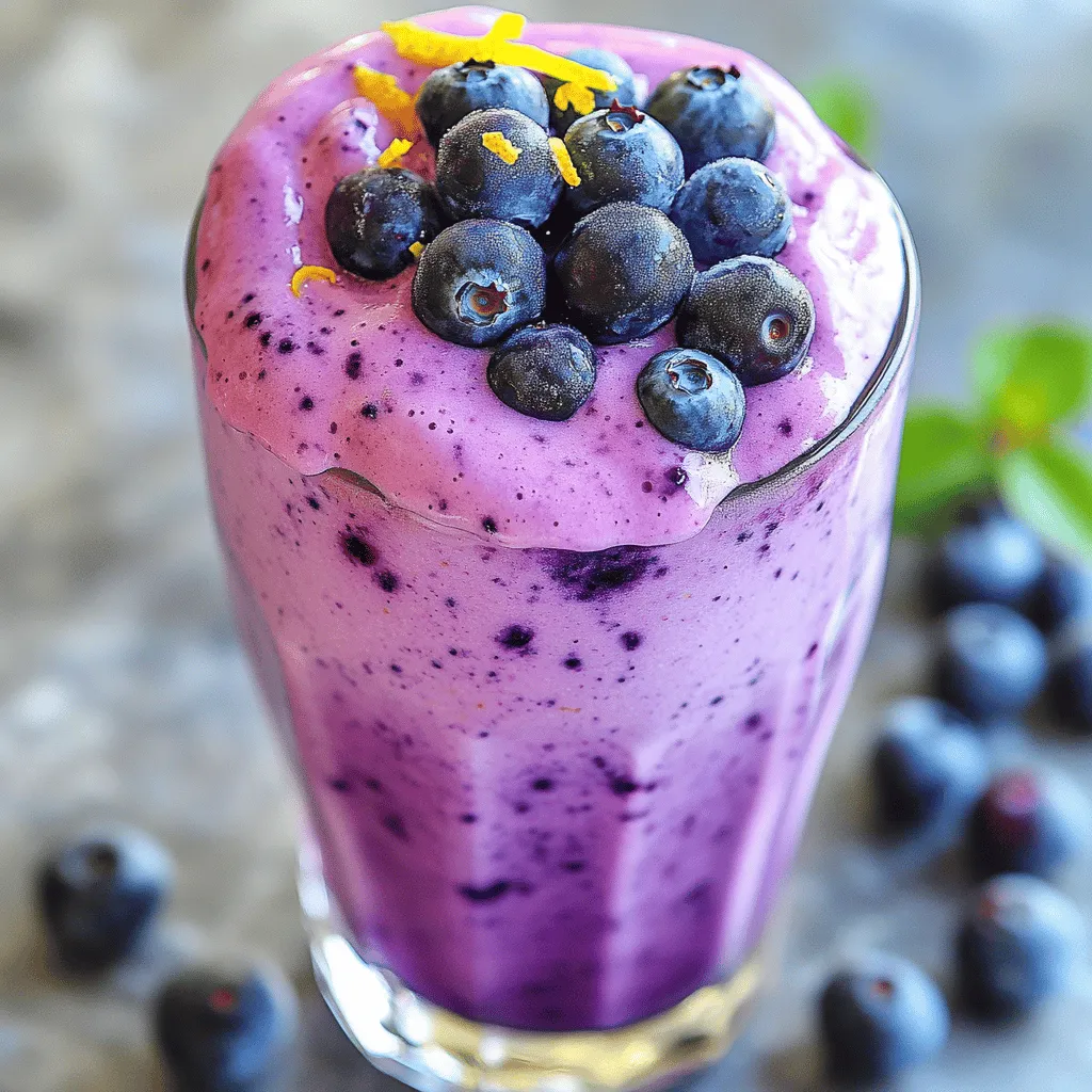 Blueberry Earl Grey Frappe Refreshing Summer Drink