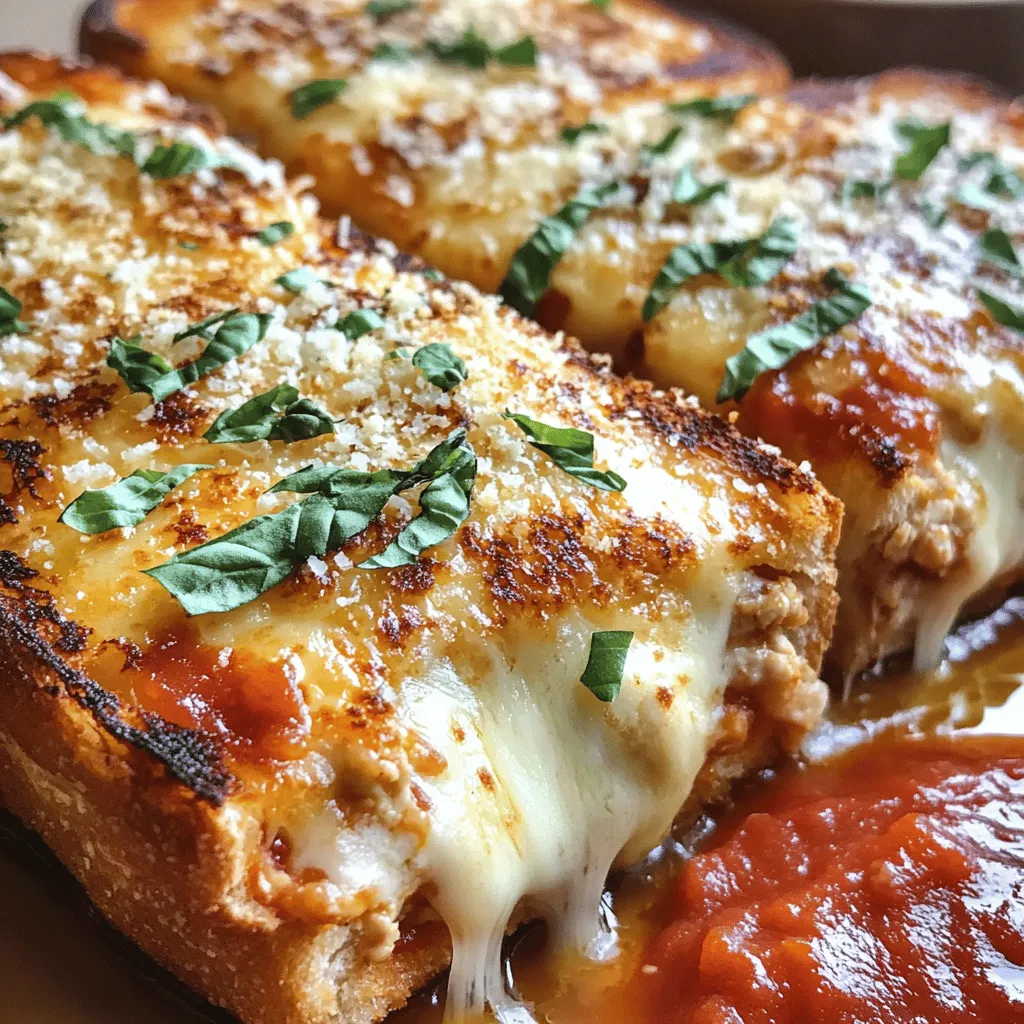 Lazy Chicken Parmesan Grilled Cheese Delightful Twist
