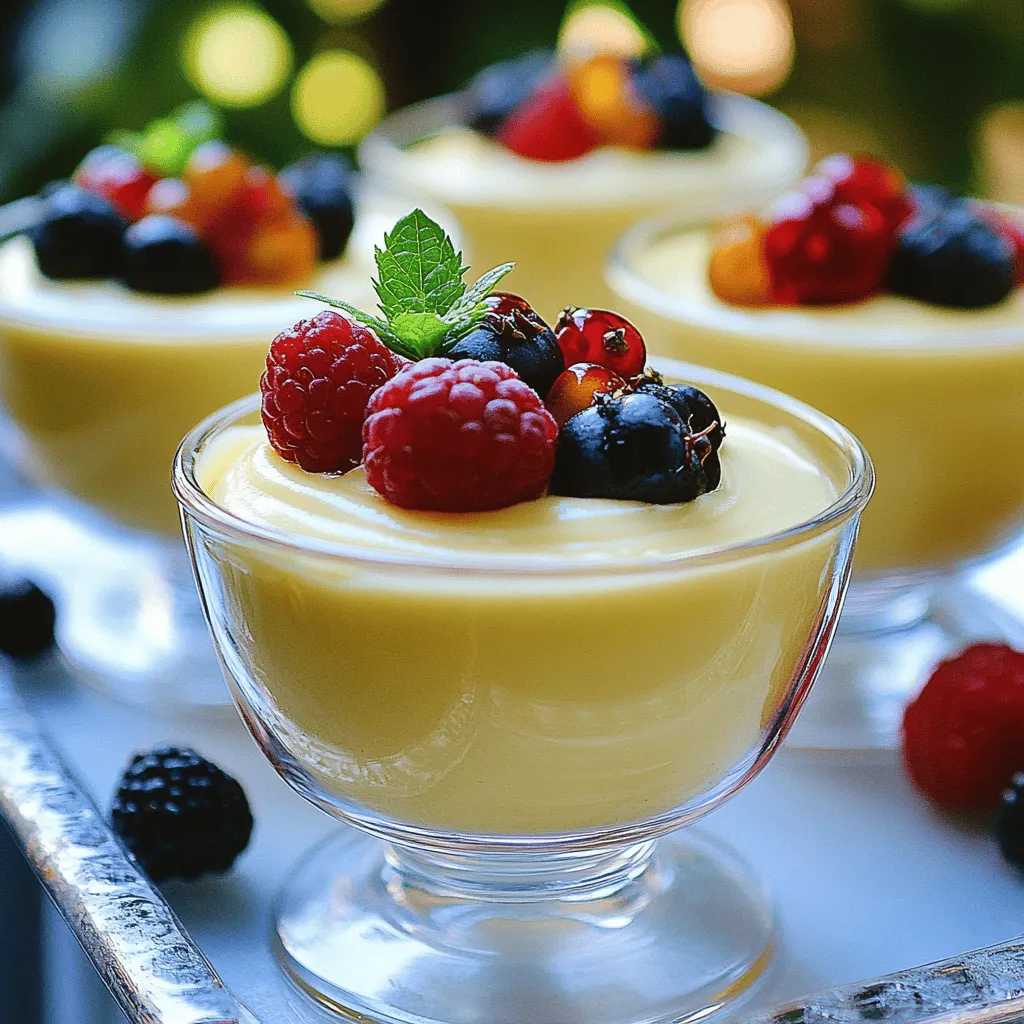 Heavenly Vanilla Mousse Dessert Delightfully Simple Recipe