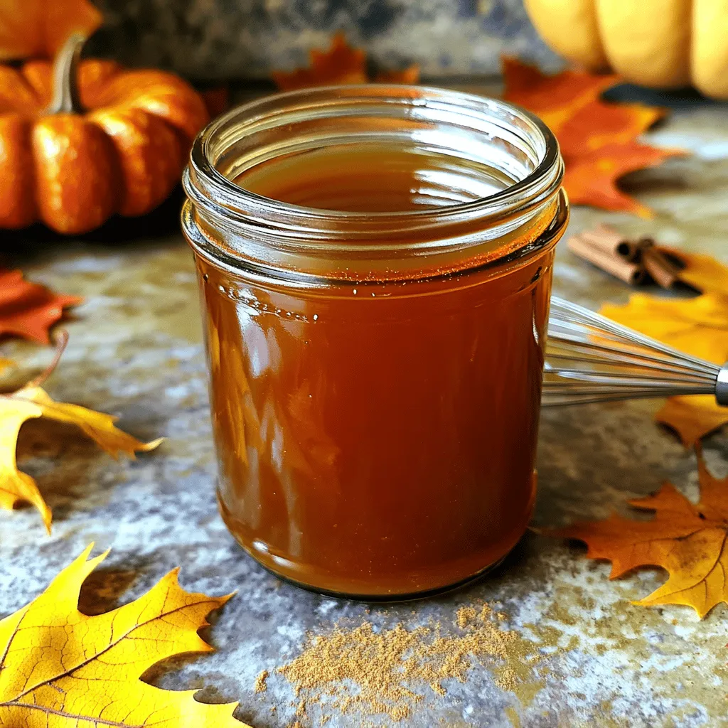 Pumpkin Spice Syrup Tasty Recipe for Fall Flavor