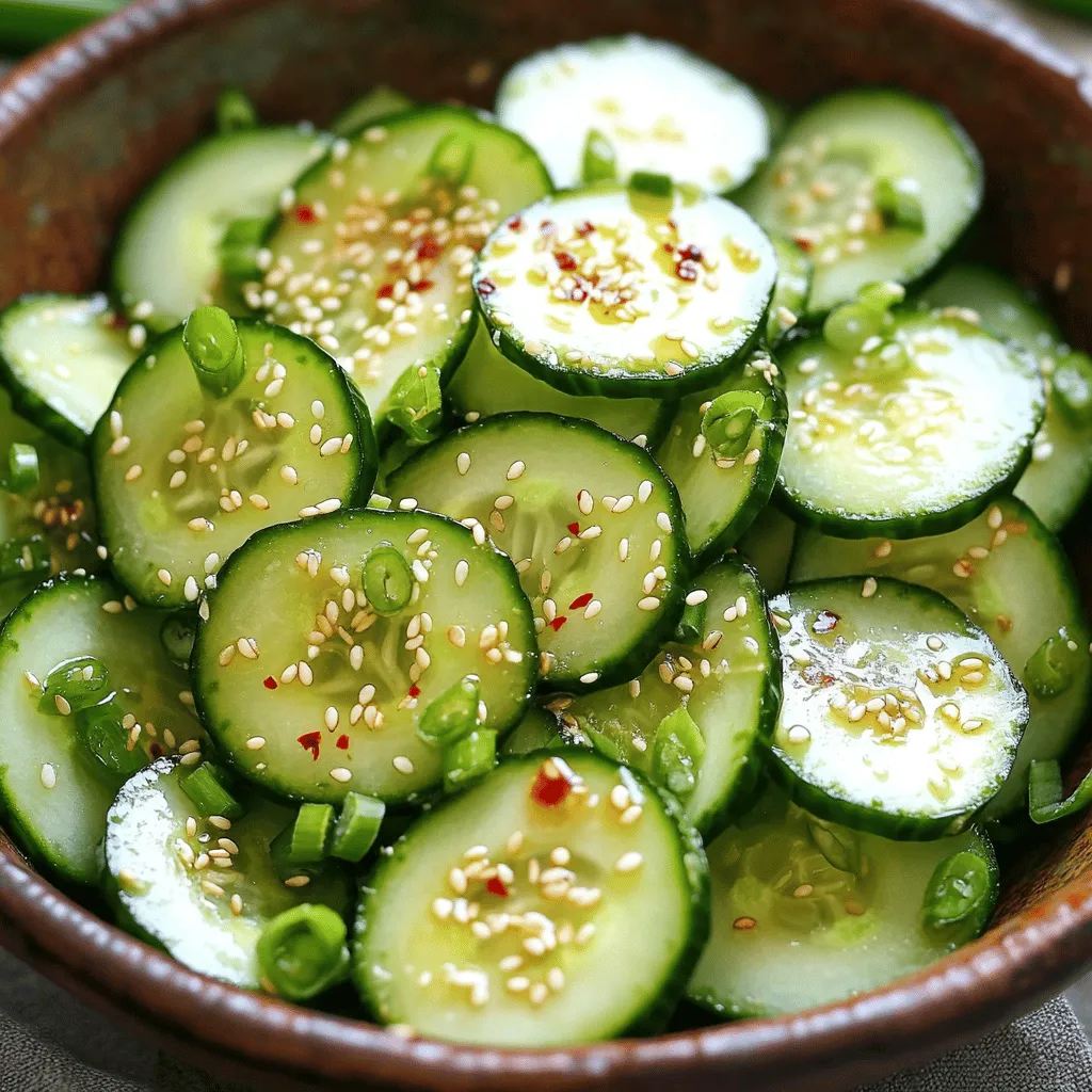 Easy Asian Cucumber Salad Flavorful and Fresh Recipe