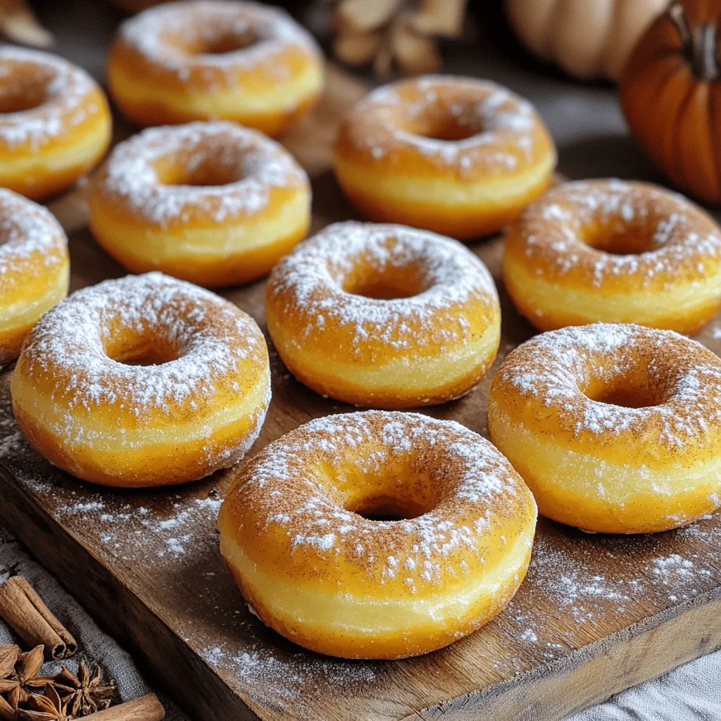 Pumpkin Spice Baked Donuts Tasty Fall Treats