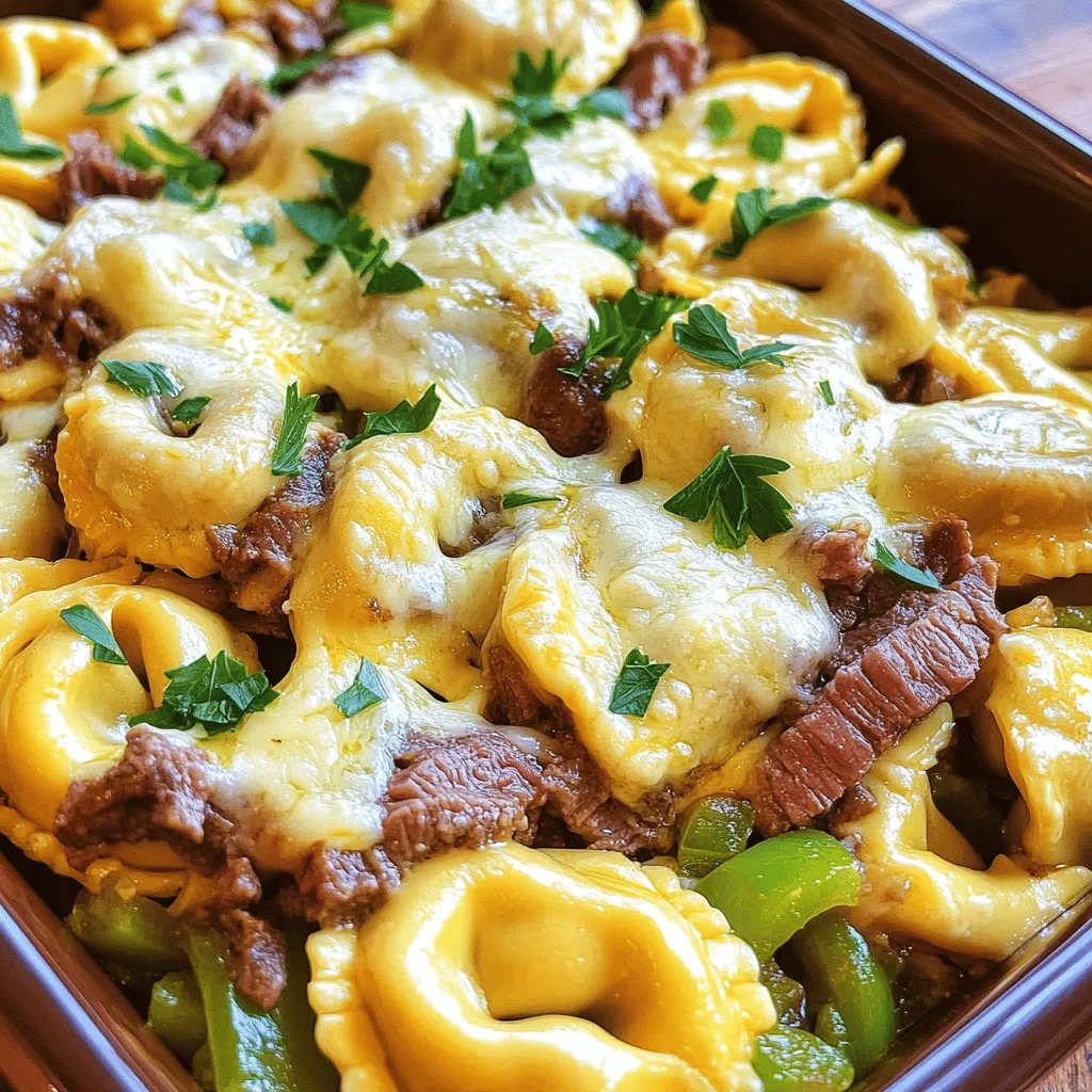 Cheesesteak Tortellini Bliss Flavorful and Easy Recipe