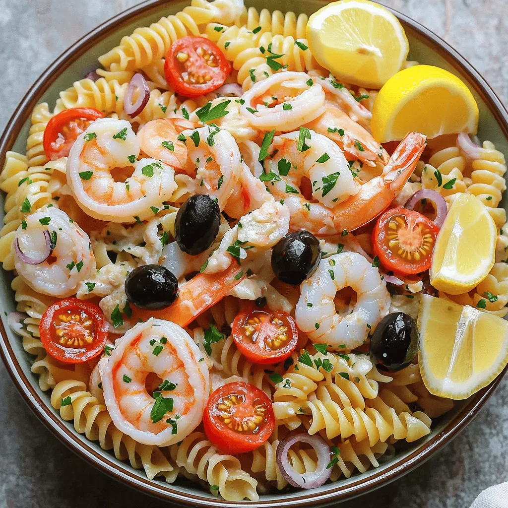 Seafood Pasta Salad Fresh and Flavorful Recipe
