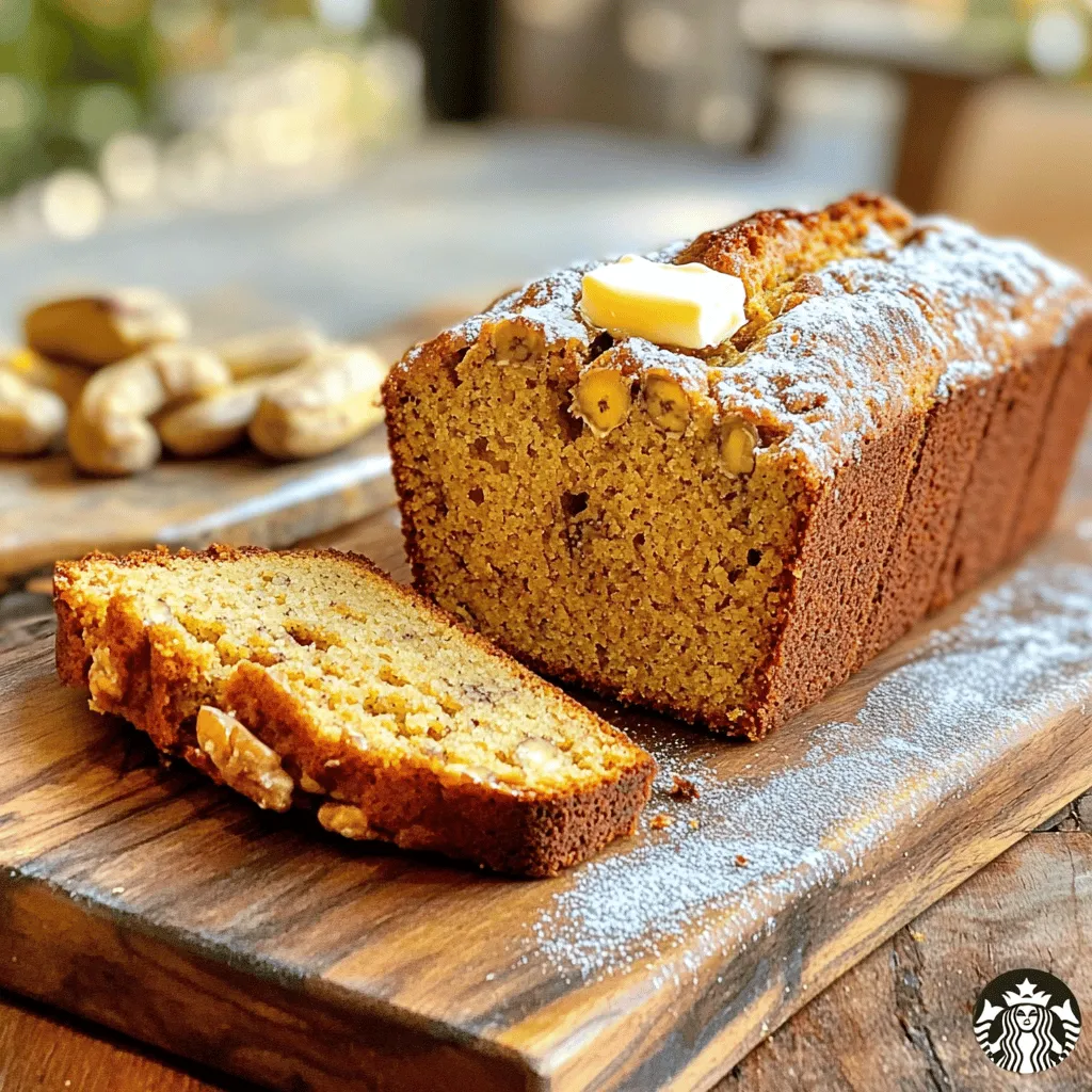 Starbucks Copycat Banana Bread Easy Homemade Recipe