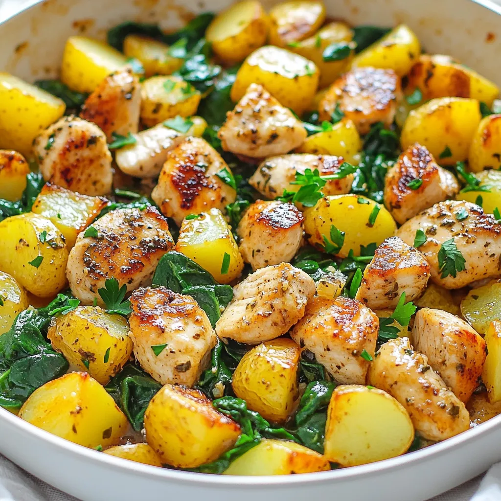 Garlic Butter Chicken Potato Skillet Flavorful Dish