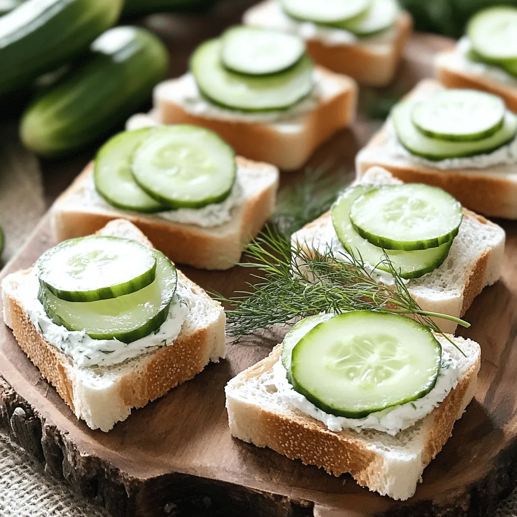 Classic Cucumber Sandwiches Tasty and Simple Delight