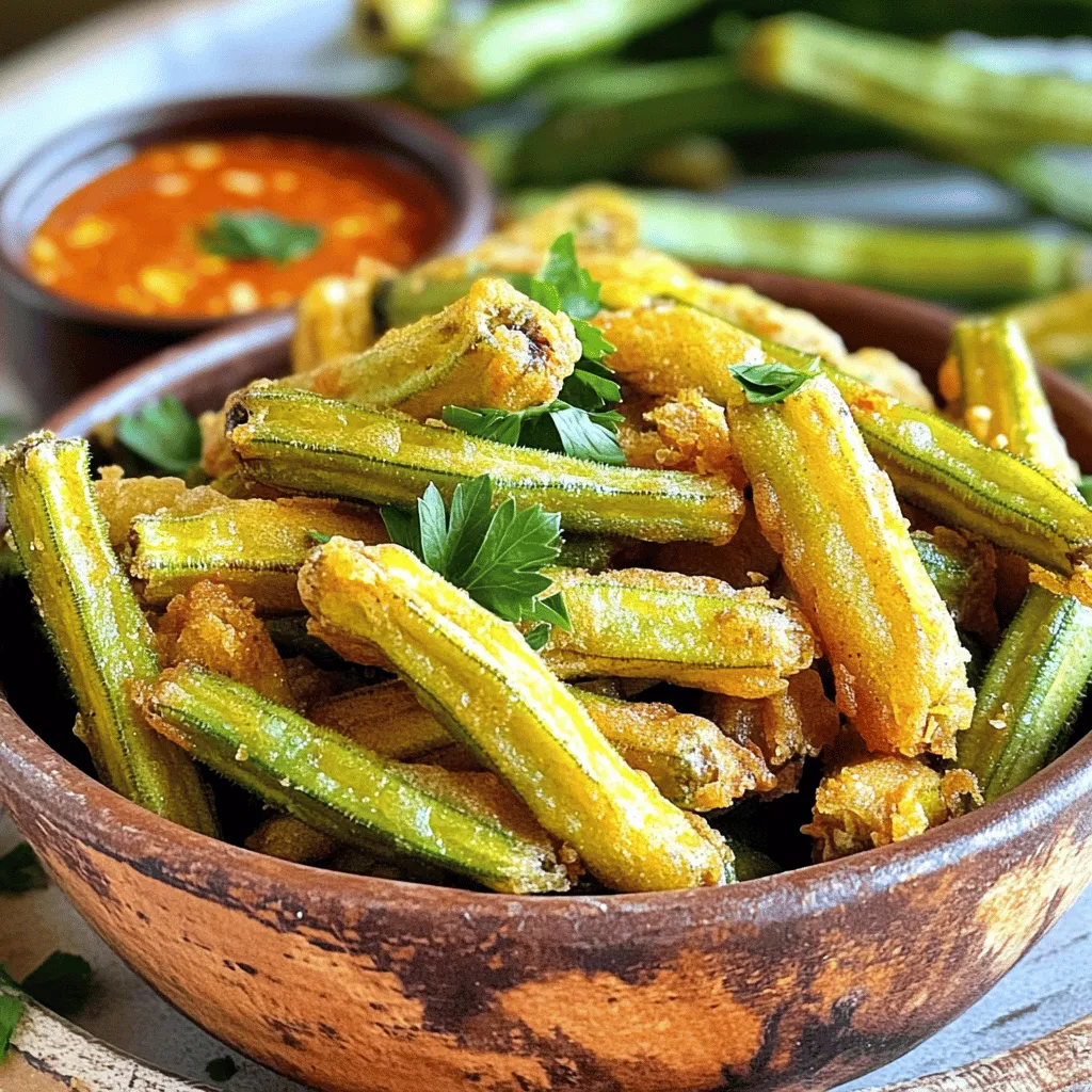 Crispy Fried Okra Flavorful Southern Comfort Snack