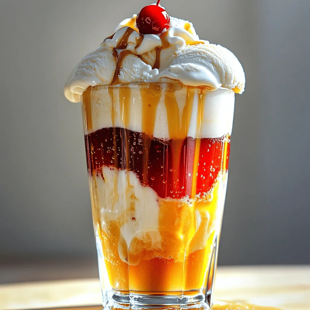 Cherry Bomb Butterbeer Float Delightful Summer Treat