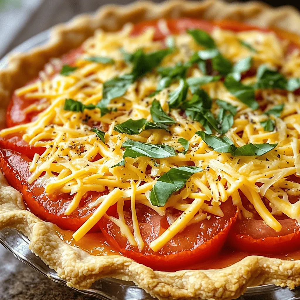 Southern Tomato Pie Delightful and Flavorful Recipe