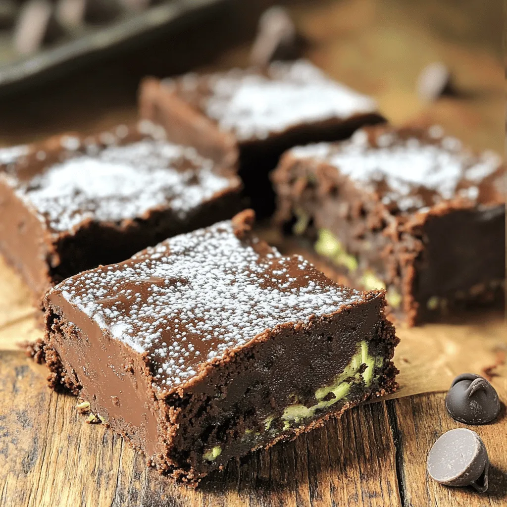 Minute Chocolate Zucchini Bars Quick and Easy Recipe