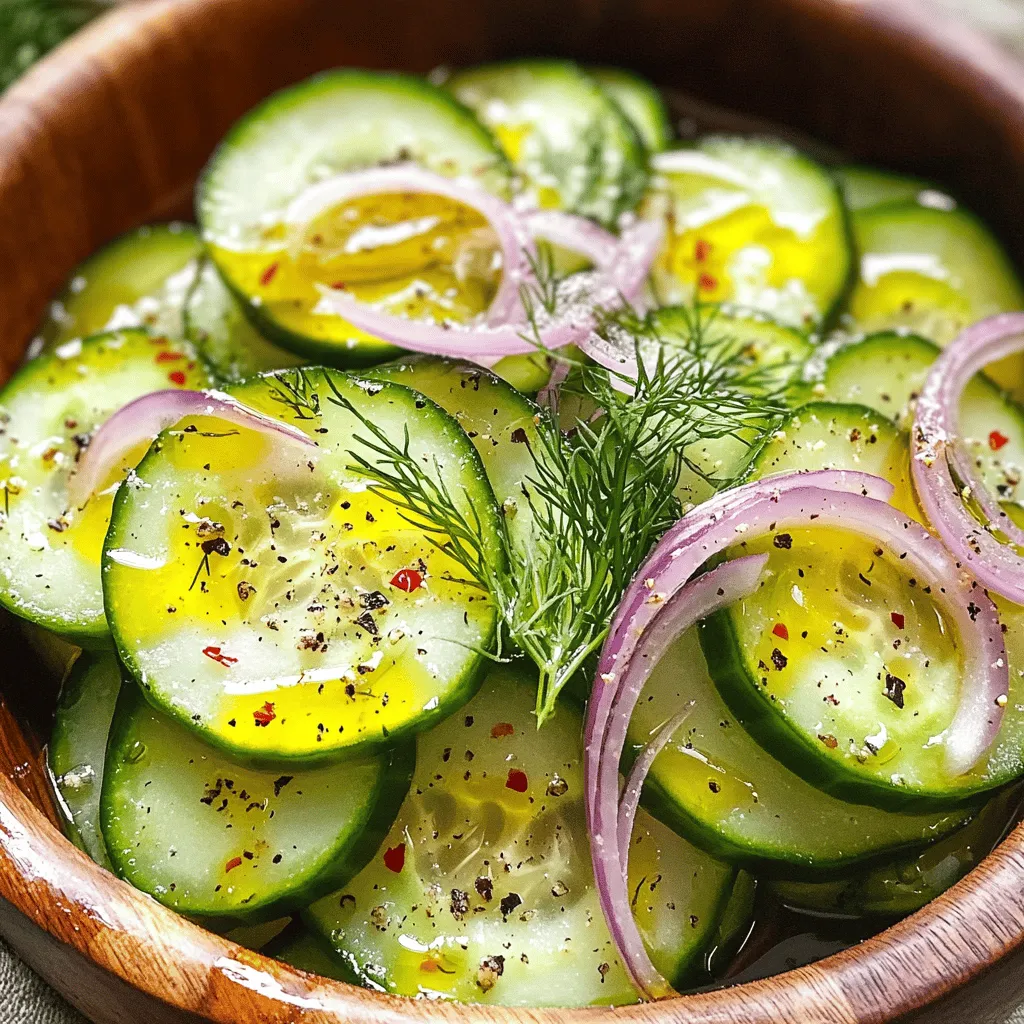 Cucumber and Onion Salad Fresh and Crisp Recipe