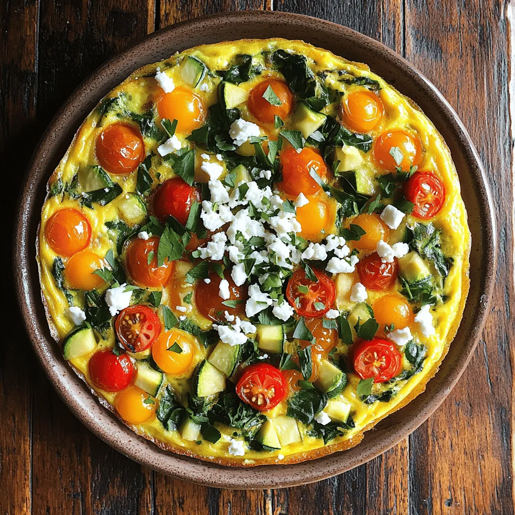 Healthy Veggie Frittata Simple and Tasty Meal Idea