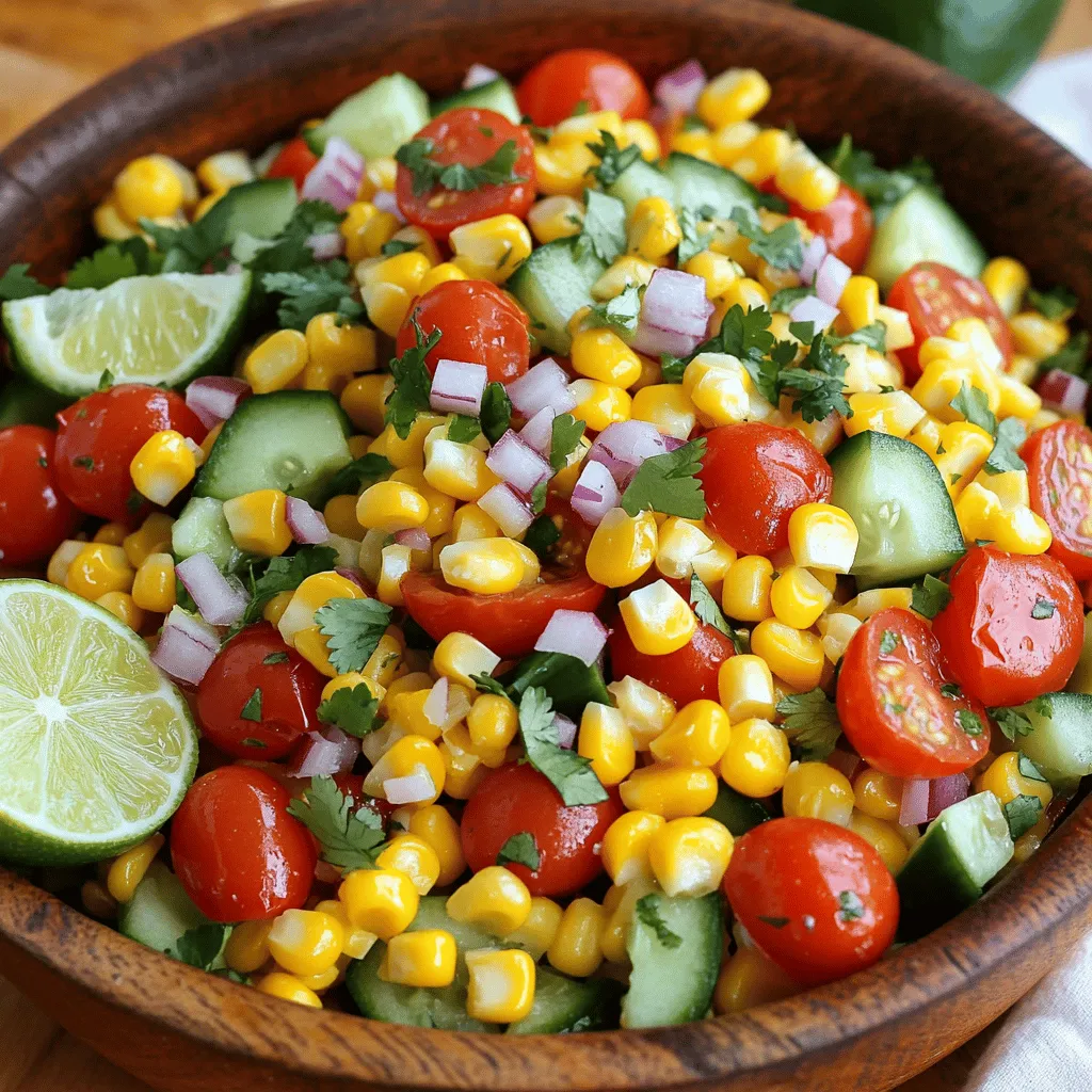 Summer Corn Salad Refreshing and Flavorful Recipe