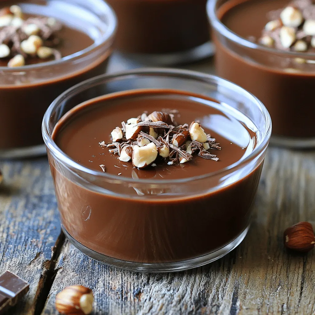 Velvety Chocolate Hazelnut Panna Cotta Delight