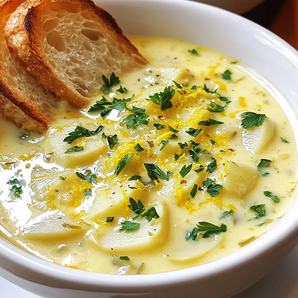 Creamy Lemon Tuscan Artichoke Soup Delightful Recipe