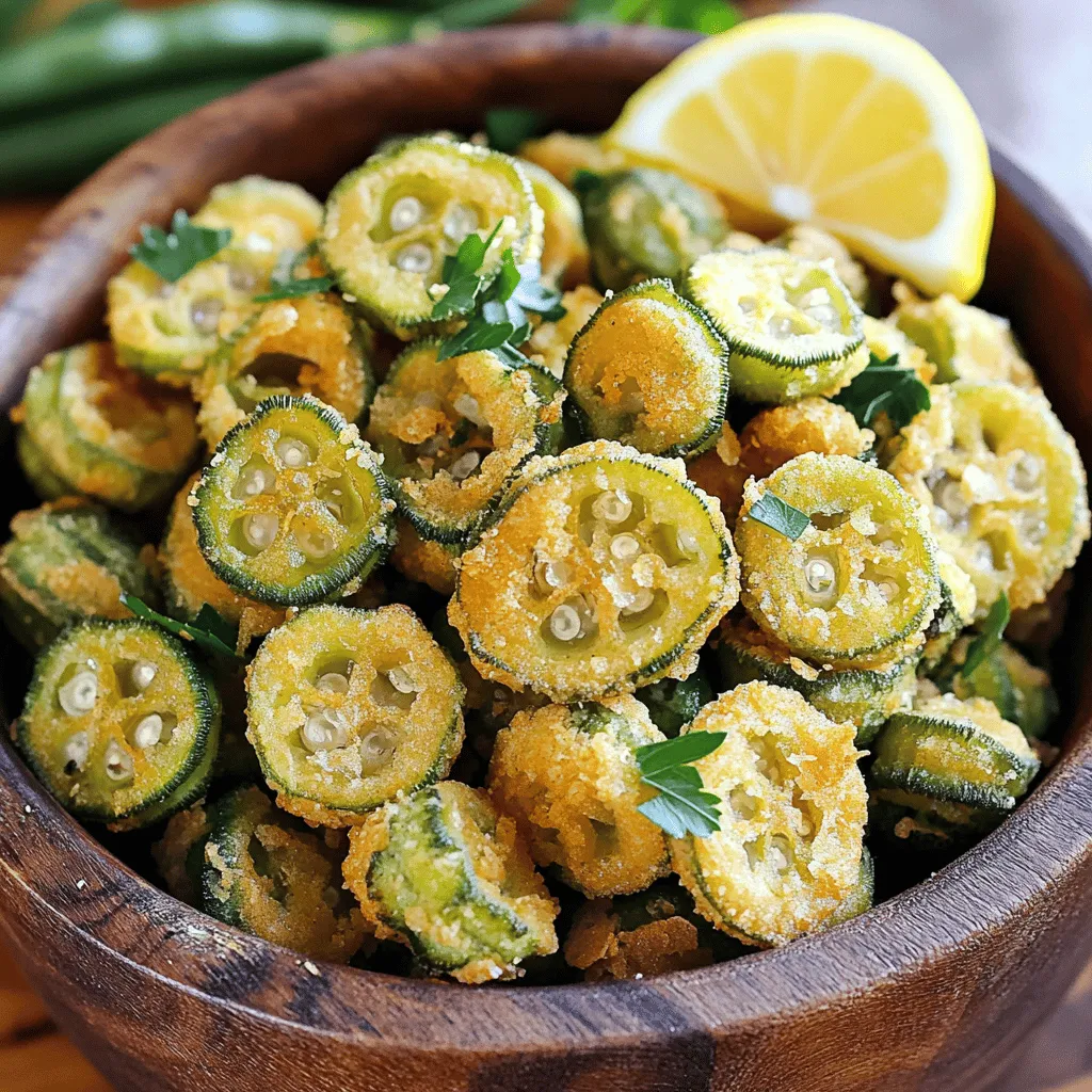 Southern Fried Okra Crispy and Flavorful Delight