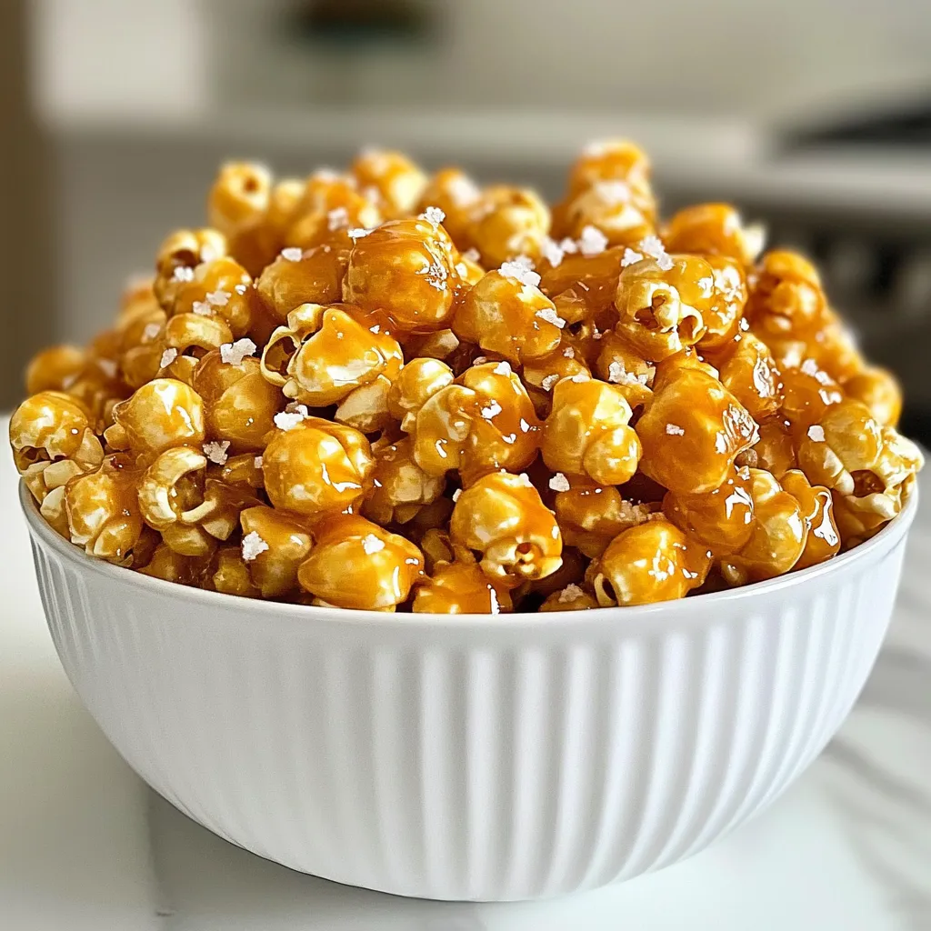 Easy Caramel Popcorn Quick and Delicious Homemade Snack