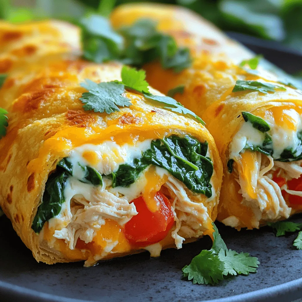 Cheesy Garlic Chicken Wraps Flavorful and Simple Meal