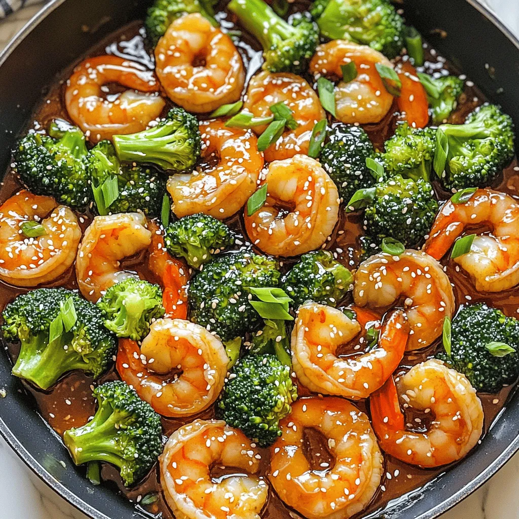 Honey Garlic Shrimp &#038; Broccoli Flavorful Quick Dish
