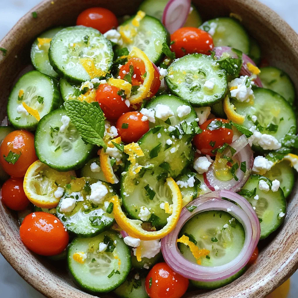 Cucumber Salad Fresh and Easy Summer Delight