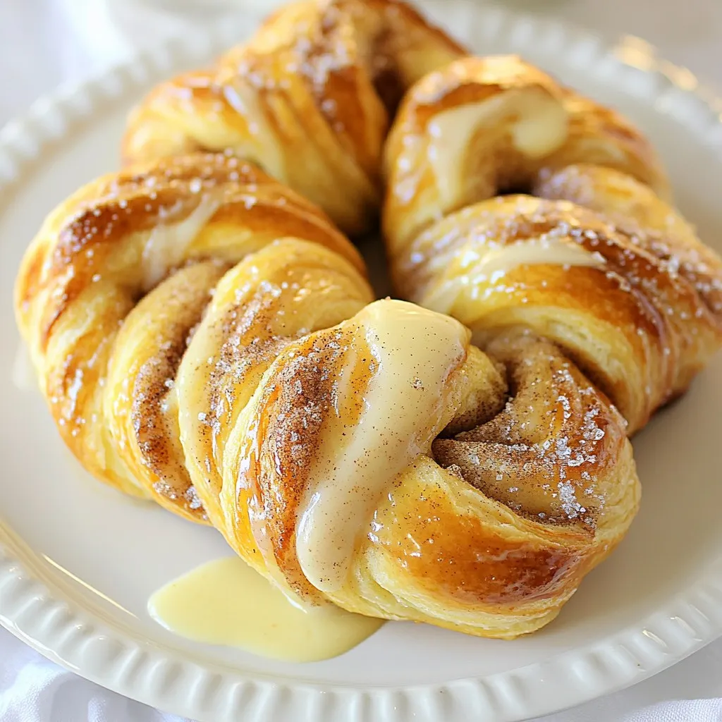 Cinnamon Twist Pastries Delightful Flaky Treats