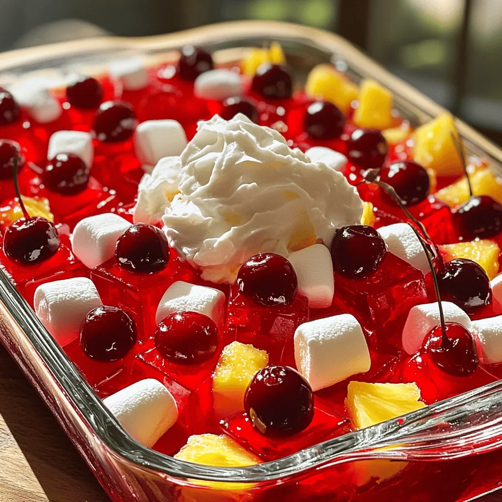 Cherry Cola Jello Salad Delightful and Easy Treat