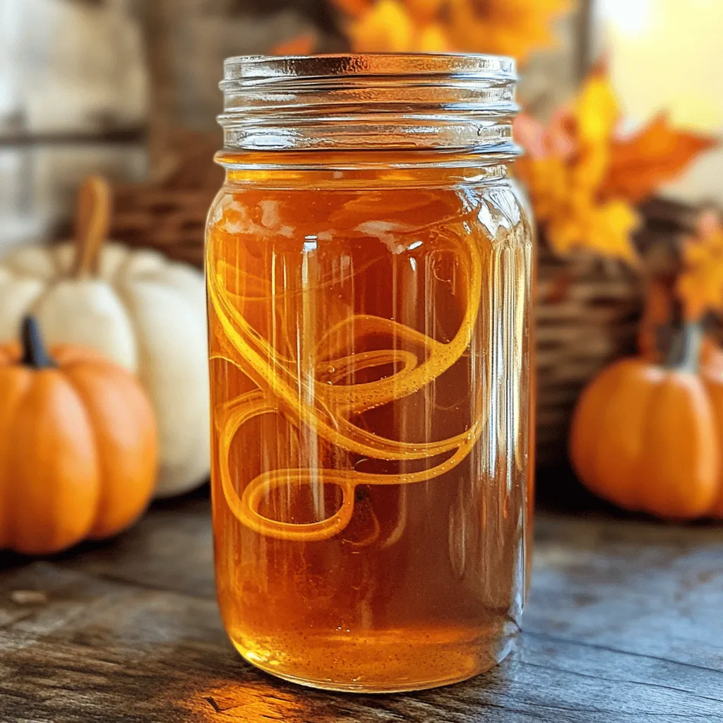 Homemade Pumpkin Spice Syrup Tasty Fall Flavor Drink