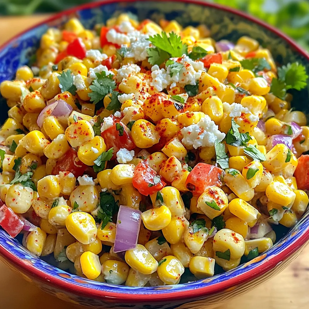 Mexican Street Corn Salad Flavorful and Fresh Dish