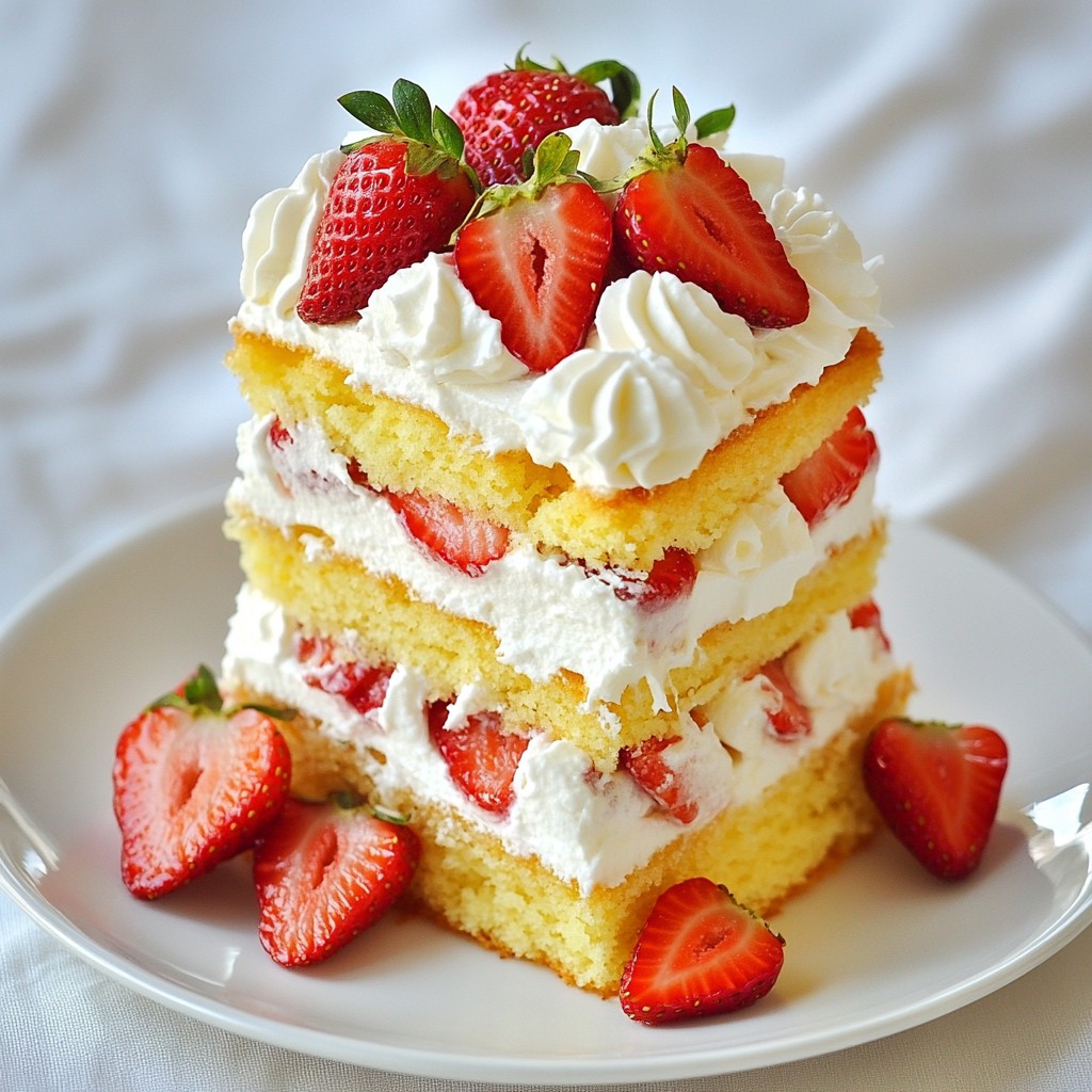 Japanese Strawberry Shortcake Delightful and Light Dessert