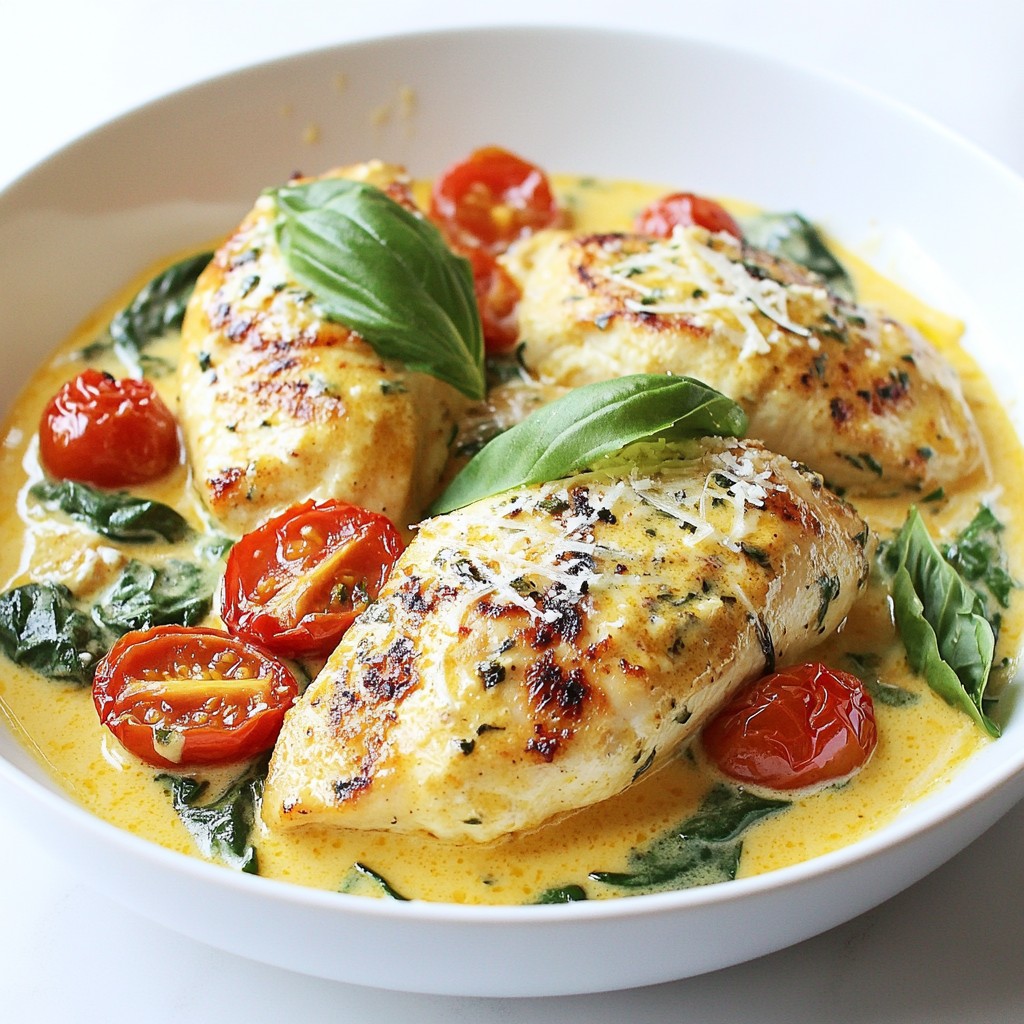 Creamy Garlic Tuscan Chicken Flavorful and Easy Recipe