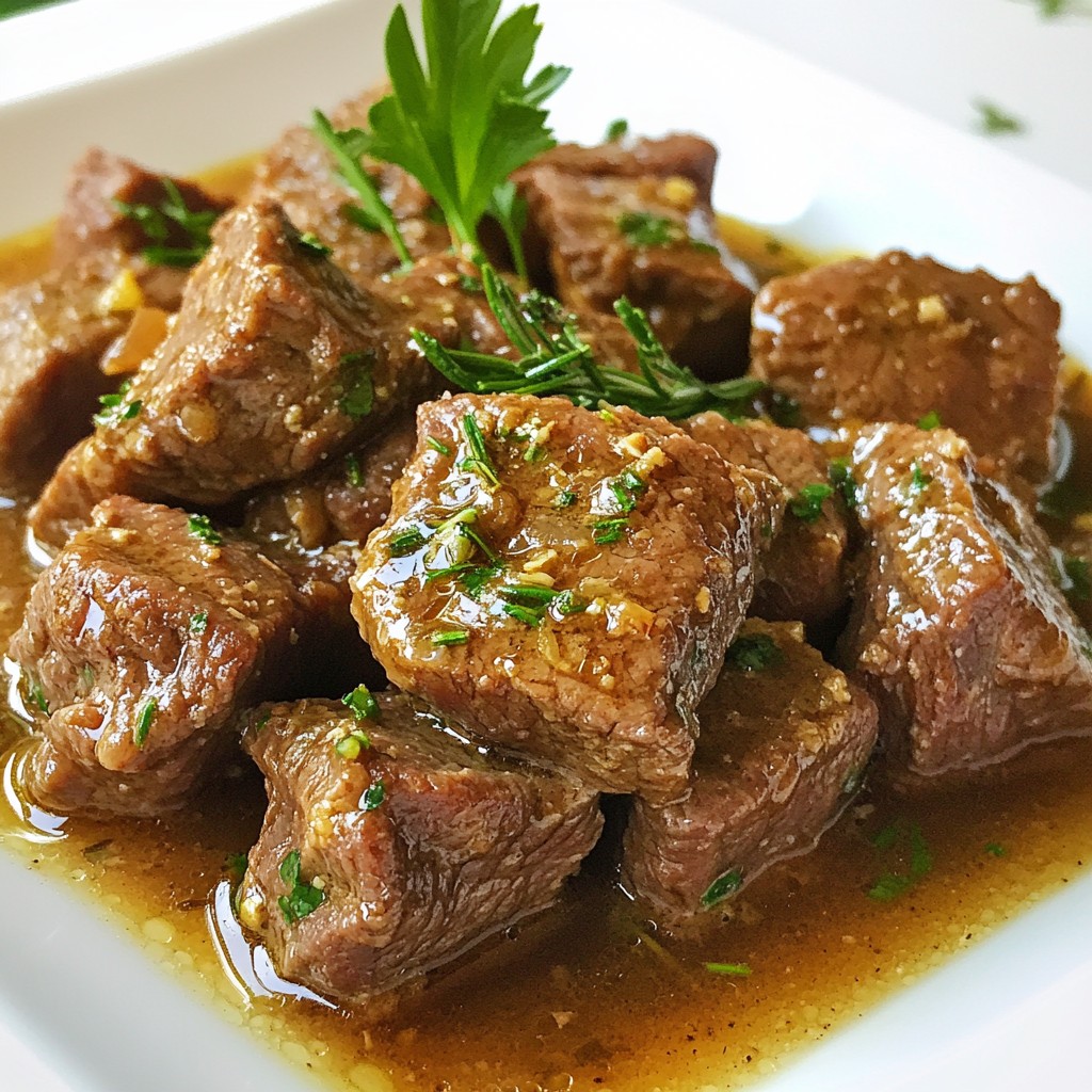 Garlic Rosemary Beef Tips Simple and Flavorful Recipe