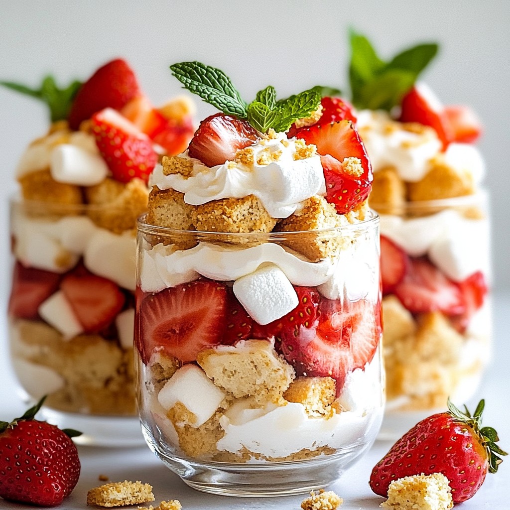 Strawberry Shortcake Fluff Salad Easy and Tasty Treat
