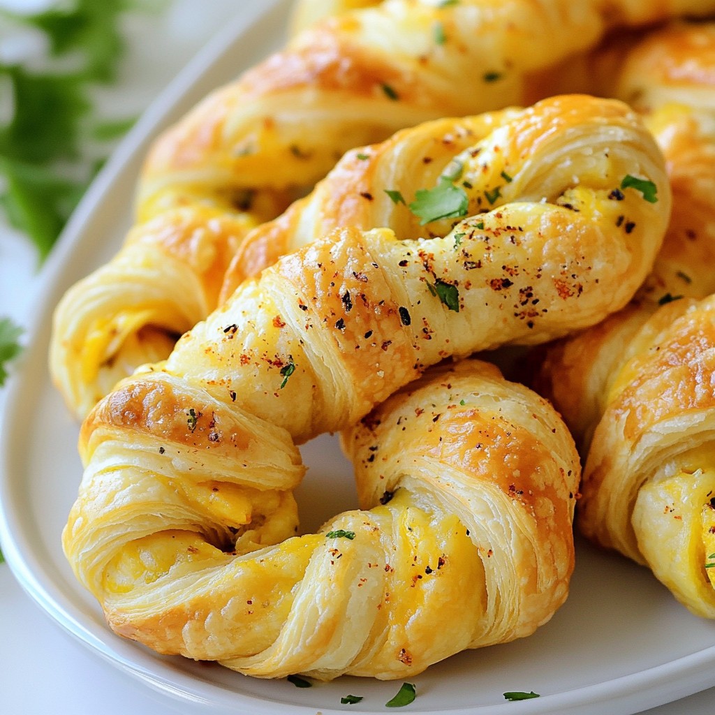 Spicy Jalapeño Puff Pastry Twists Flavorful Snack Idea