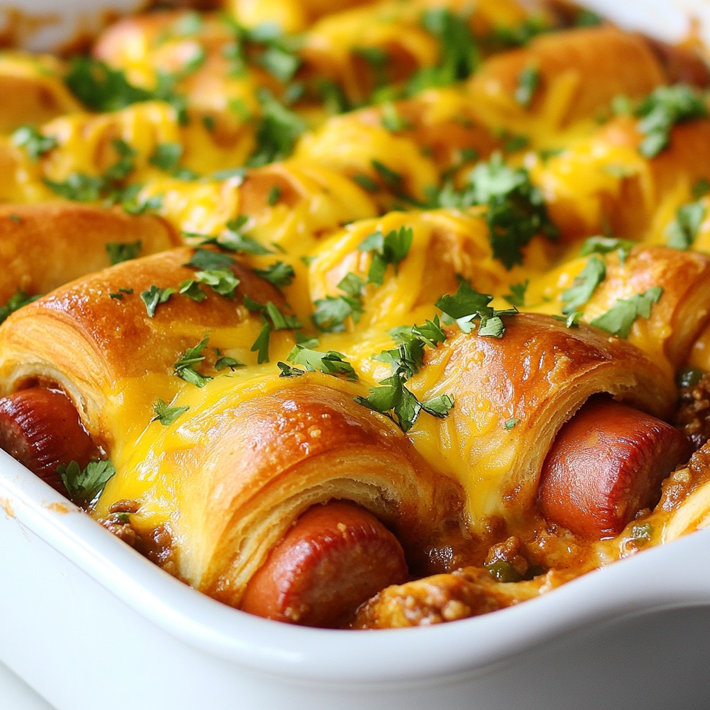 Chili Cheese Dog Casserole Quick and Tasty Dish